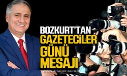 Saffet Bozkurt'tan Gazeteciler Günü mesajı