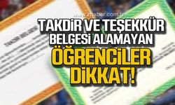 Sahte takdir ve teşekkür belgesi düzenleyen öğrenciler dikkat!