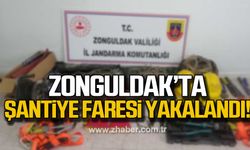 Zonguldak'ta şantiye faresi yakalandı!
