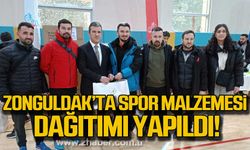 Zonguldak'ta spor malzemesi dağıtımı yapıldı!