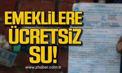 Dereli: "Emeklilere 2 ay boyunca suyu bedava verelim!"