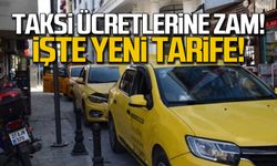 Zonguldak'ta taksi ücretlerine zam! İşte yeni tarife!