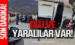 Zonguldak'ta kamyon ile minibüs çarpıştı! Ölü ve yaralılar var!