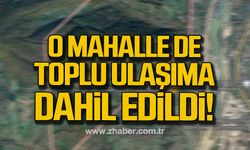 Çaycuma Ayvazlar Mahallesi toplu ulaşıma dahil oldu!