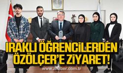 Iraklı öğrencilerden Rektör Özölçer'e ziyaret!