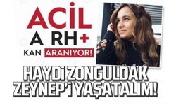 Zeynep Gökmen için acil kan aranıyor!