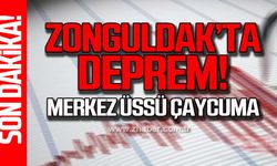 Zonguldak'ta deprem!