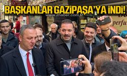 Zonguldak'ta başkanlar Gazipaşa'ya indi!