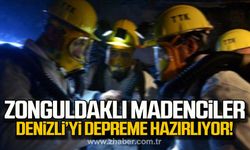 Zonguldaklı madenciler Pamukkale Belediyesi'ni depreme hazırlıyor!