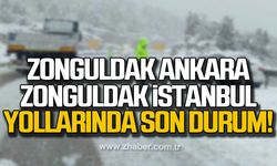 Zonguldak Ankara ve Zonguldak İstanbul yollarında durum ne?