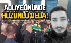 Adliye önünde Oğuzhan Kalaycı'ya hüzünlü veda!