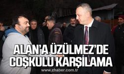 Başkan Ömer Selim Alan'a Üzülmez'de coşkulu karşılama!