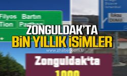Zonguldak'ta bin yıllık isimler!