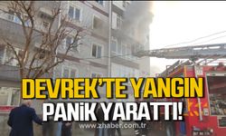 Devrek’te bir evde çıkan yangın panik yarattı!