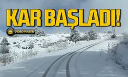 Zonguldak, Bartın ve Karabük'te kar başladı!