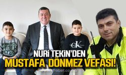 Zonguldak Alaplı Belediye Başkanı Nuri Tekin’den Mustafa Dönmez vefası!