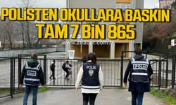 Zonguldak'ta Emniyetten okullara baskın!