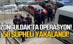 Zonguldak’ta 58 şüpheli yakalandı 12 uyuşturucu operasyonu düzenlendi!