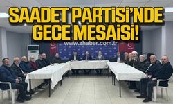 Saadet Partisi'nde gece mesaisi!