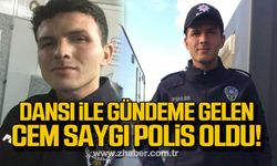 Dansı ile gündeme gelen Cem Saygı polis oldu!