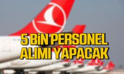 Türk Hava Yolları, 5 bin kişiyi işe almaya hazırlanıyor!