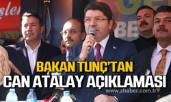 Bakan Yılmaz Tunç'tan Anayasa Mahkemesi'nin Can Atalay kararı açıklaması