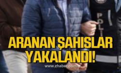 Zonguldak'ta hapis cezası suçundan aranan 2 şahıs yakalandı!