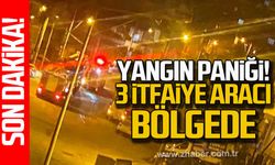 Zonguldak'ta yangın paniği! 3 itfaiye aracı bölgede!