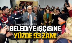 Halil Posbıyık'tan belediye işçisine yüzde 93 zam!