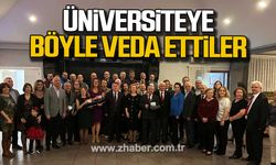 Üniversiteye böyle veda ettiler!