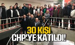 Devrek'te 30 kişi CHP'ye katıldı!