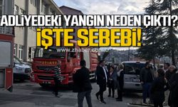 Zonguldak’ta Adliye binasında çıkan yangının nedeni belli oldu!