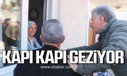 Adnan Akgün ve ekibi seçim çalışmalarında kapı kapı geziyor!
