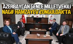 Azerbaycan Gence Milletvekili Nagif Hamzayev İsmail Hakkı Özölçer'i ziyaret etti