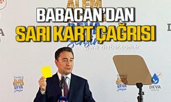 Ali Babacan; "Herkes şikayetçiyse sarı kartı göstermek zorundadır"