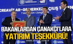 Bakan Tunç ve Bakan Kacır'dan Çanakçı'lara yatırım teşekkürü!