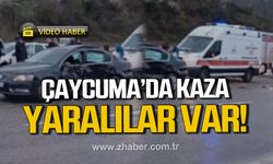 Çaycuma'da kaza! 3 kişi yaralandı!