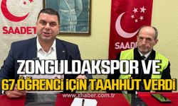 Cem Dereli Zonguldakspor ve 67 öğrenci için taahhüt verdi!