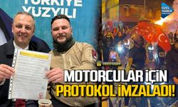 Ömer Selim Alan motorcular için protokol imzaladı!
