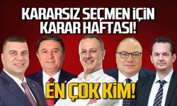 Kararsız seçmen için karar haftası! Zonguldak'ta en çok kim?