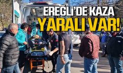 Kdz. Ereğli'de kaza! Motosiklet sürücüsü yaralandı!
