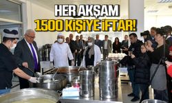 Kdz Ereğli'de her akşam 1500 kişiye iftar!
