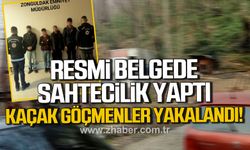 Zonguldak'ta kaçak göçmenler yakalandı!