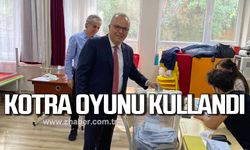 Murat Kotra yerel seçimlerde oyunu kullandı
