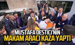 BBP  Genel Başkanı Mustafa Destici’nin makam aracı kaza yaptı 4 yaralı!