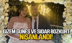 Gizem Güneş ve Sidar Bozkurt nişanlandı!