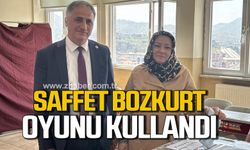 Saffet Bozkurt yerel seçimlerde oyunu kullandı