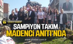 Şampiyon Zonguldakspor Madenci Anıtı’nda!