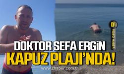 Doktor Sefa Ergin Kapuz Plajı’nda!