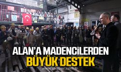 Alan’a madencilerden büyük destek